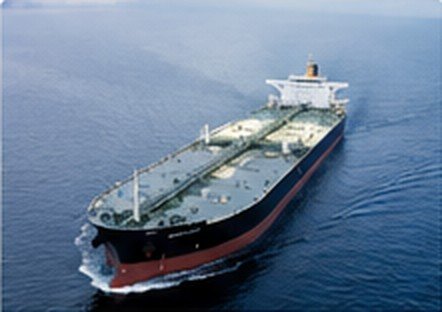 Petroleum tanker at sea